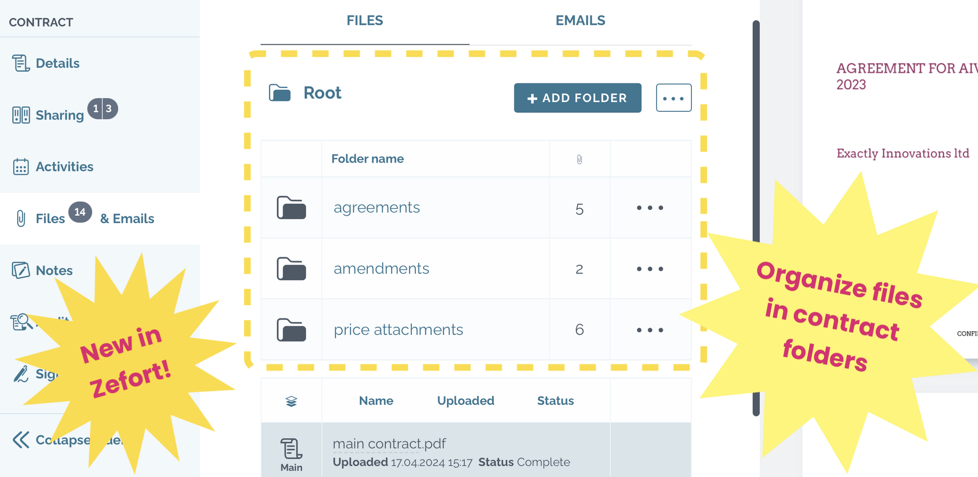 zefort folders