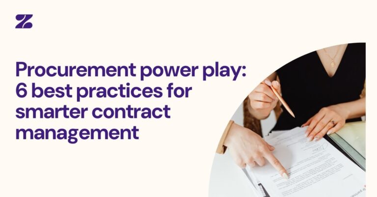 Procurement power play: 6 best practices for smarter contract management